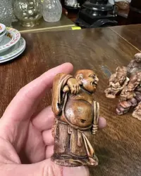 Figurka chiński grubas budda na szczęście dekoracja 904 — ujęcie 2