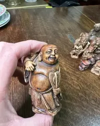 Figurka chiński grubas budda na szczęście dekoracja 904 — ujęcie 5