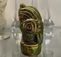 Figurka sowa Zsolnay Węgry, Art Deco — ujęcie 2