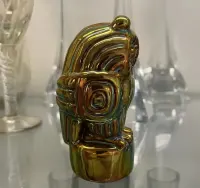 Figurka sowa Zsolnay Węgry, Art Deco — ujęcie 4