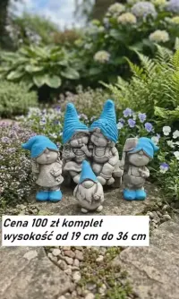 Figurki figurka dekoracja ogrodowa doniczki ogrodowe krasnal skrzat — ujęcie 2