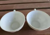 Filiżanka filiżanki Bogucice porcelana PRL vintage shabby chic kwiaty — ujęcie 3