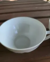 Filiżanka filiżanki Bogucice porcelana PRL vintage shabby chic kwiaty — ujęcie 5