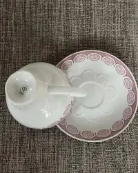 Filiżanka z podstawką – porcelana Lettin Colditz — ujęcie 4
