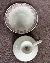Filiżanka z podstawką – porcelana Lettin Colditz — ujęcie 5