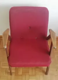 Fotel Chierowski Bunny Lisek 366 PRL — ujęcie 2