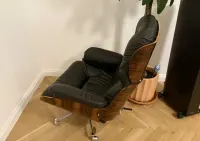 Fotel skórzany Martin Stoll, vintage , mid century — ujęcie 5