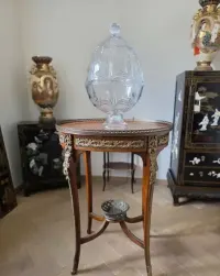 Francuski Stolik Gueridon ok. 1900 Pałacowy Sygnowany Postument 88cm — ujęcie 2