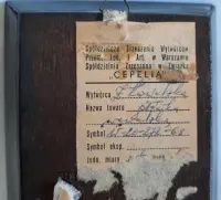 Głowa Wawelska Cepelia Warszawa Vintage PRL 1968 r. Naklejka — ujęcie 4