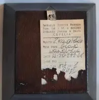 Głowa Wawelska Cepelia Warszawa Vintage PRL 1968 r. Naklejka — ujęcie 3