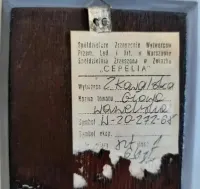 Głowa Wawelska Cepelia Warszawa Vintage PRL 1968 r. Naklejka — ujęcie 4