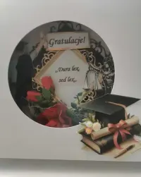 Gratulacje obrony ptacy dla studenta prawa lub Pana Magistra z podkową — ujęcie 2