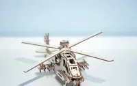 Helikopte składanka drewniana 3D puzzle — ujęcie 2