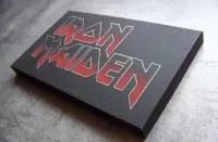 Iron Maiden Obrazek logo ręcznie grawerowane/malowane... Oryginalny prezent — ujęcie 3