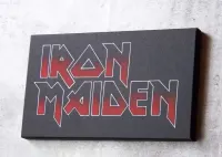 Iron Maiden Obrazek logo ręcznie grawerowane/malowane... Oryginalny prezent — ujęcie 4