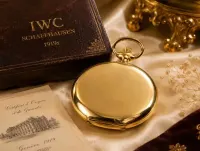 IWC Schaffhausen 1919r. Złoto 18K/750 105g zegarek kolekcjonerski kieszonkowy — ujęcie 3