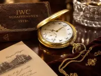 IWC Schaffhausen 1919r. Złoto 18K/750 105g zegarek kolekcjonerski kieszonkowy — ujęcie 4