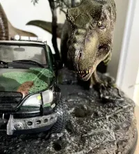 Jurassic Park TLW Prime 1 Studio T-rex Cliff Attack Deluxe Bonus — ujęcie 3