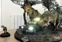 Jurassic Park TLW Prime 1 Studio T-rex Cliff Attack Deluxe Bonus — ujęcie 4