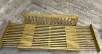Kanapa rozsuwana drewniana 131/68 cm — ujęcie 4