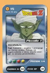 Karta Dragon Ball - Karta Dragon Ball - Piccolo 1 — ujęcie 2