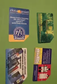 Karty telefoniczne 4 sztuki — ujęcie 2
