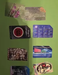 Karty telefoniczne 8 sztuk — ujęcie 2