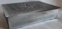 Kasetka na Karty Metaloplastyka Vintage PRL — ujęcie 4