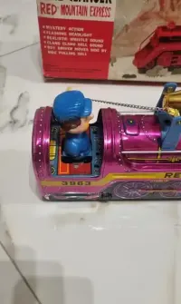 Kolejka zabawka mountain express 3963 japońska zabawka PRL vintage — ujęcie 2