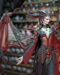 Kolekcjonerska Figura Lilith - Diablo IV | 47 cm 
Hand Painted | ZUKO3D — ujęcie 5