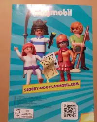 kolekcjonerski arkusz na naklejki playmobil scooby doo — ujęcie 2