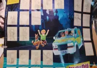 kolekcjonerski arkusz na naklejki playmobil scooby doo — ujęcie 4