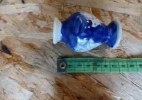 Kolekcjonerski Komplet 4 malutkich ceramicznych wazonów waz urn puchar — ujęcie 3