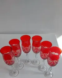 Komplet, kieliszków, kryształowych. — ujęcie 4