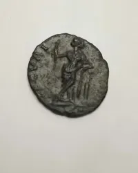 Konstancjusz II (AD 337-361) follis Securitas AE4 (1,10g/14mm) -Rzadka — ujęcie 2