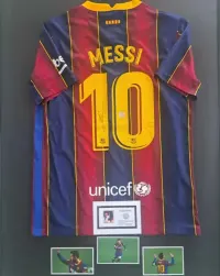 Koszulka z Autografem MESSI FC Barcelona 2020-21 — ujęcie 5