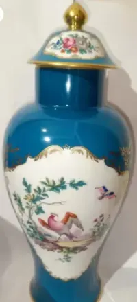 Królewska Amfora ROYAL LIMOGES – Kolekcja Duplessis | 40 cm Sygnowana — ujęcie 4