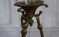 Królewski Gigant Paryski Żyrandol z Brązu + Lampa - BIAŁY KRUK 70cm — ujęcie 4