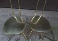 krzesła Vintage  projekt Nielsa Gammelgaarda  lata 70-80 z mosiądzu 10kg — ujęcie 4