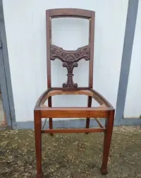 Krzesło dębowe SECESJA — ujęcie 3
