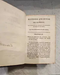 Książka 'Historia starożytna' Charles Rollin 1829 rok — ujęcie 4