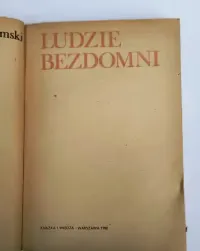Książka Ludzie bezdomni Stefan Żeromski 1982 — ujęcie 2