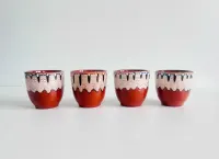 Kubeczki Vintage kamionkowe Bułgaria lata 70 / Kubki Vintage Bułgaria — ujęcie 3