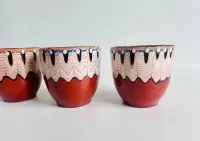 Kubeczki Vintage kamionkowe Bułgaria lata 70 / Kubki Vintage Bułgaria — ujęcie 5