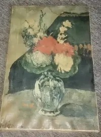 "kwiaty w małej Delfickiej wazie" Paul Cezanne — ujęcie 2