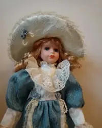 Lalka porcelanowa, kolekcjonerska 40 cm! — ujęcie 2