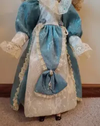 Lalka porcelanowa, kolekcjonerska 40 cm! — ujęcie 4