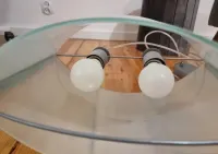 Lampa wisząca szklana Alfa polska — ujęcie 2