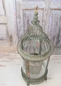 Lampion Latarnia Obracana na Świece - Vintage , Glamour - Lampa — ujęcie 2