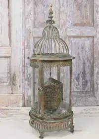 Lampion Latarnia Obracana na Świece - Vintage , Glamour - Lampa — ujęcie 3